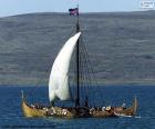 Парусный корабль викингов